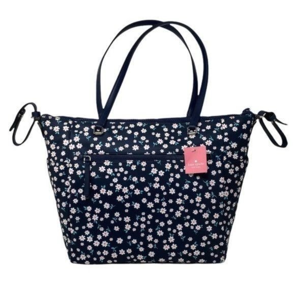 Kate Spade Jae Baby Bag in Blue Multi Floral NWT - Picture 10 of 16